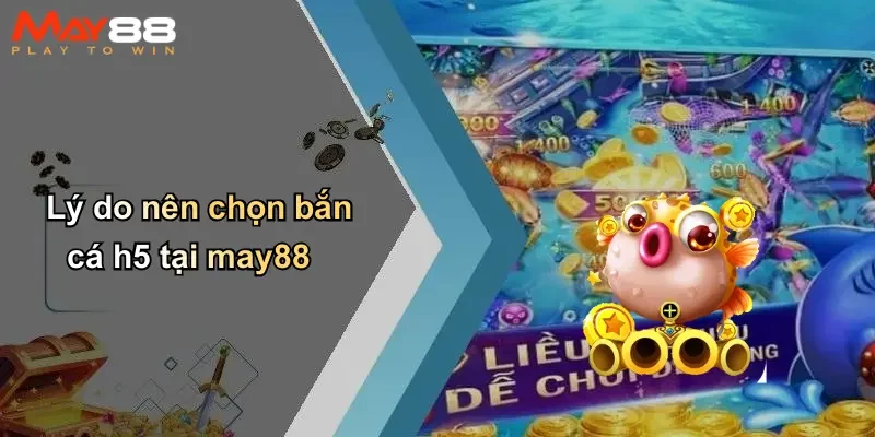 Lý do nên chọn bắn cá h5 tại may88
